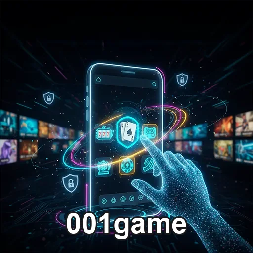 Tela do aplicativo 001game, destaque para funcionalidades e design, disponível no site 001game.